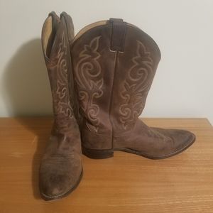 Justin Cowboy boots size 14 ee